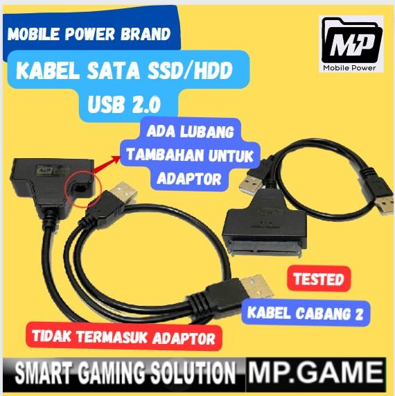 Gambar Kabel Sata to USB 3.0 HDD / SSD Adapter Hardisk 2.5 Inch Laptop/ Conve - USB2 CBG 2 dari Mpgame88 undefined Tokopedia