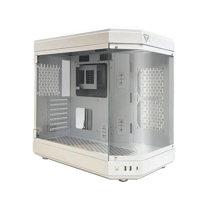 Gambar CASING PRIME H-[Y] - MODERN AESTHETIC DUAL CHAMBER ATX CASE TEMPERED - Putih dari IR Computer IRRES COMP undefined Tokopedia