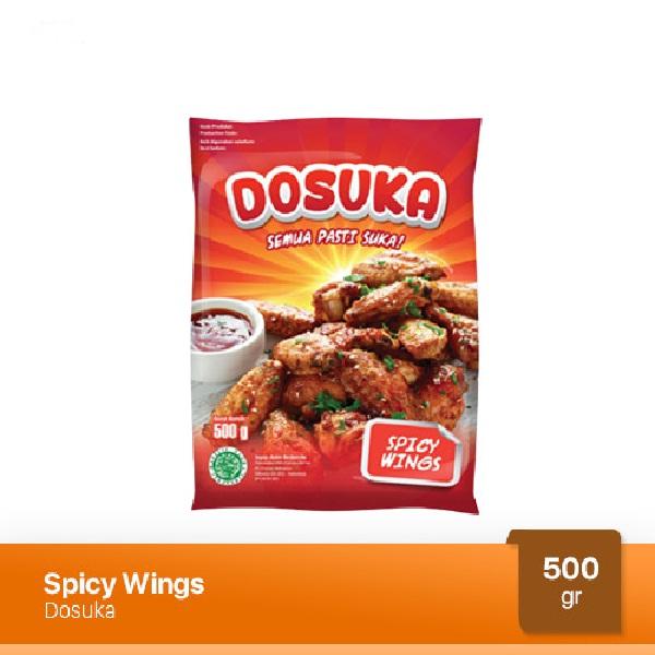 Jual SPICY WINGS DOSUKA 500GR SAYAP AYAM PEDAS HALAL - Kota 
