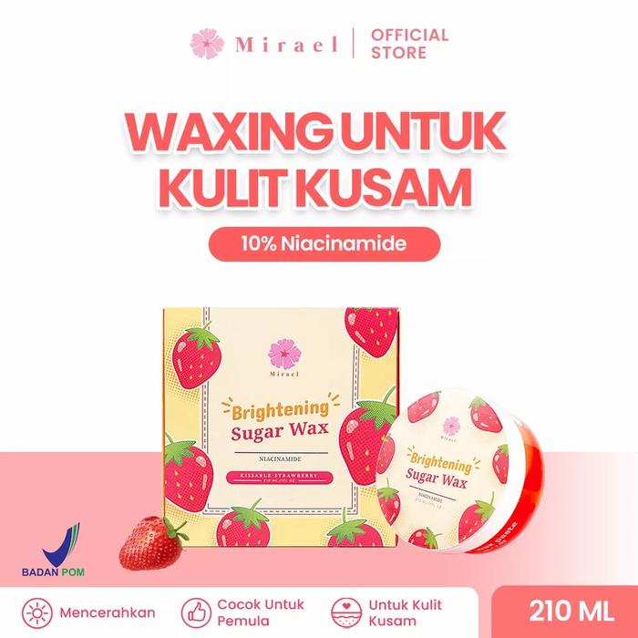 Gambar mirael sugar waxing kit 210ml brightening strawberry - Honey dari skincore beauty undefined 5 Tokopedia