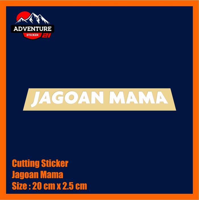 Gambar Stiker Cutting Jagoan Mama - Kuning dari Adventure Sticker21 undefined 5 Tokopedia