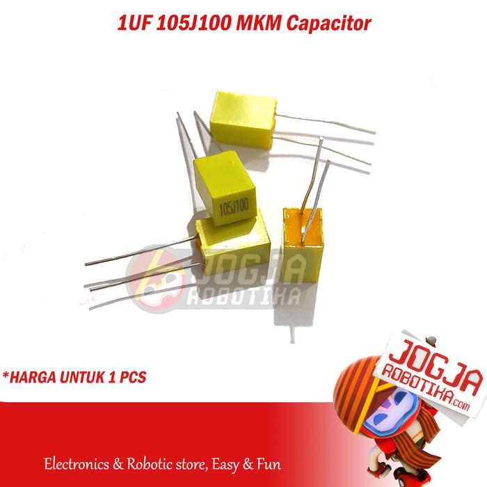 Jual 1UF 105J100 MKM Capacitor - Kab. Sleman - Jogjarobotika | Tokopedia