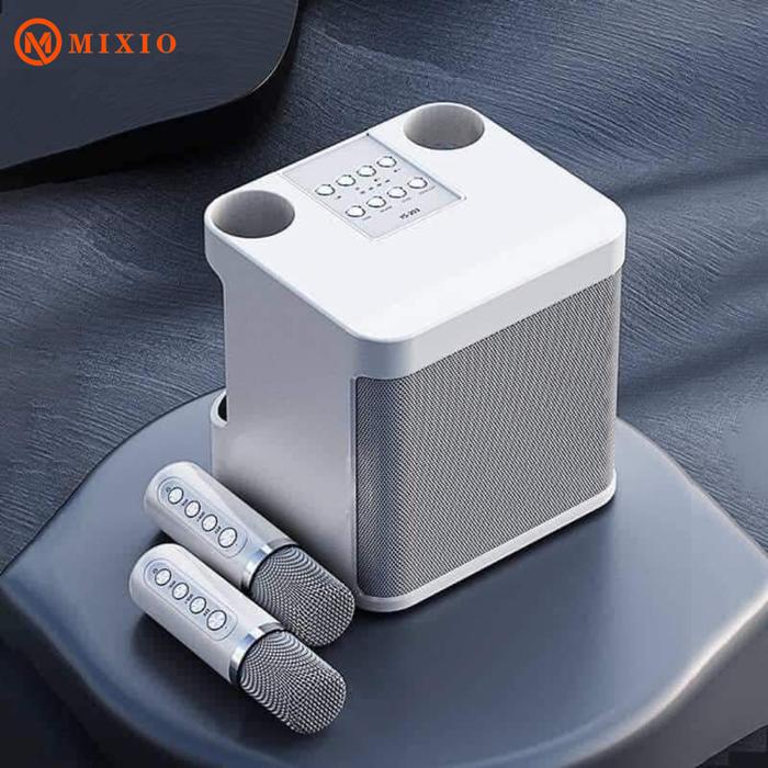 Gambar YS-203 50+50W Voice Change Karaoke Speaker Bluetooth for Mobile Phone - Putih dari Mix acc88 undefined Tokopedia