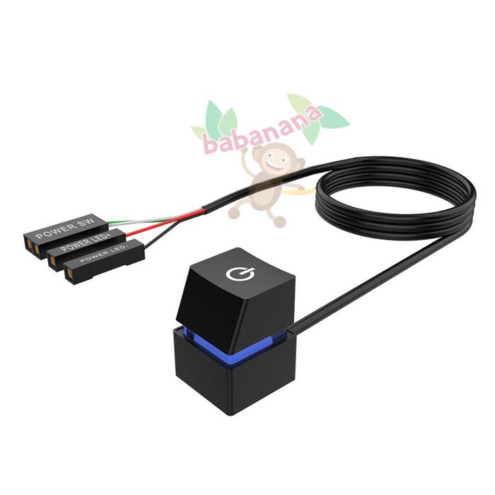 Gambar Kabel Front Panel Switch Power Reset Button For PC CPU Komputer - HITAM BIRU dari babanana store undefined Tokopedia