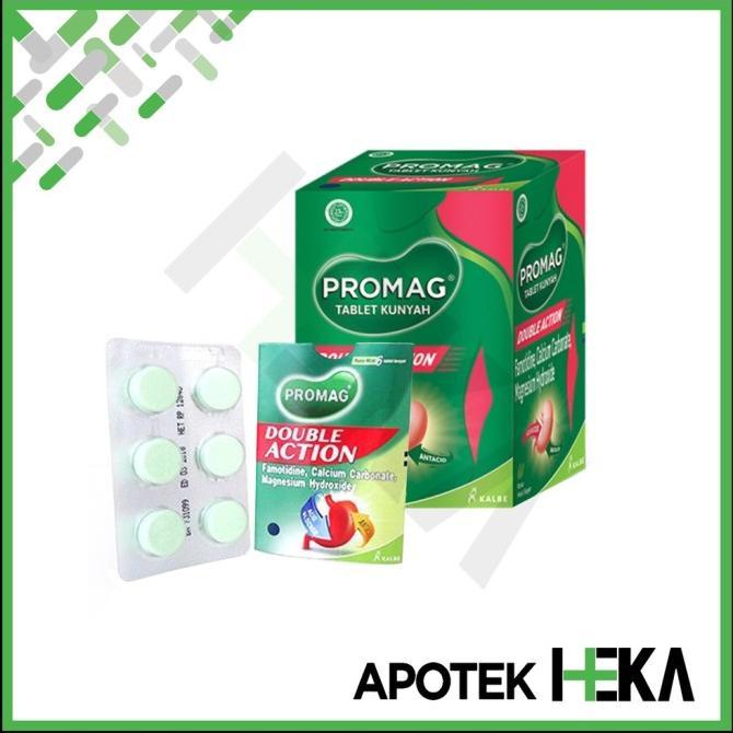 Gambar Ready Promag Double Action Obat Maag dan Asam Lambung 1 Box isi 6x6 dari ghaidaamira undefined Tokopedia