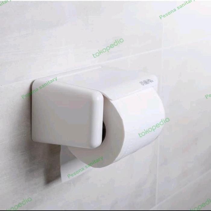 Gambar Tempat Tissu Roll Model Toto putih dari Pesona sanitary undefined Tokopedia