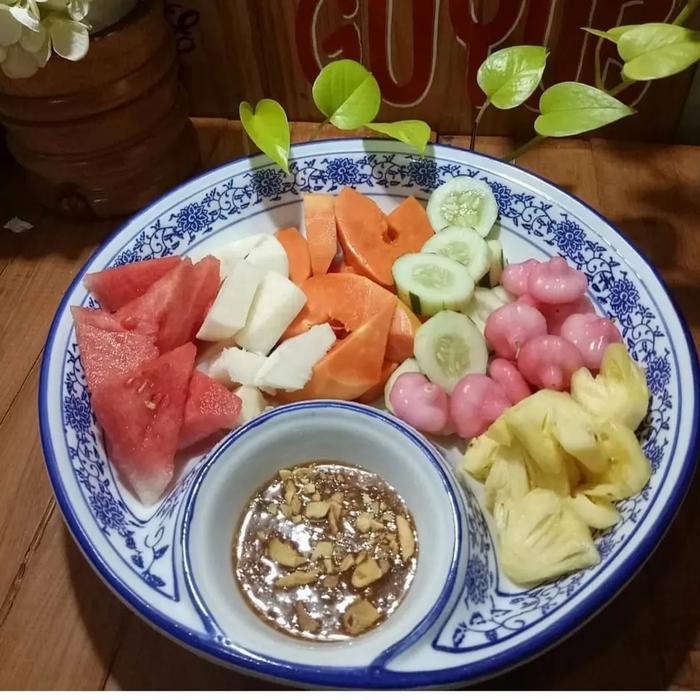 Gambar Piring Rujak/Gorengan dari HANA HOME GALERI undefined Tokopedia