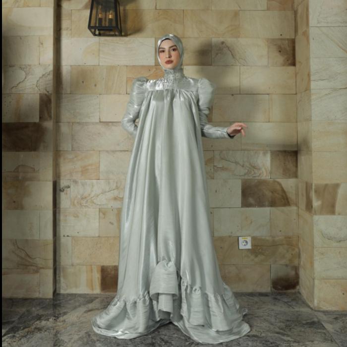 Gambar Hidahasan.id - Ameera Dress - BABY GREEN, M dari hidahasan indonesia undefined Tokopedia