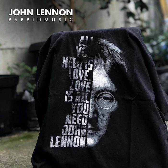 Gambar KAOS BAND KAOS MUSIC JOHN LENNON --SABLON PLASTISOL-- - S dari Pappin Music Bdg undefined Tokopedia