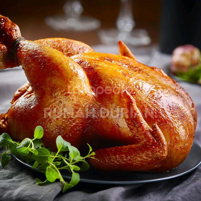 Gambar Ayam Panggang Utuh 1 Ekor - Potong 4 dari RUMAH DURIAN. undefined Tokopedia