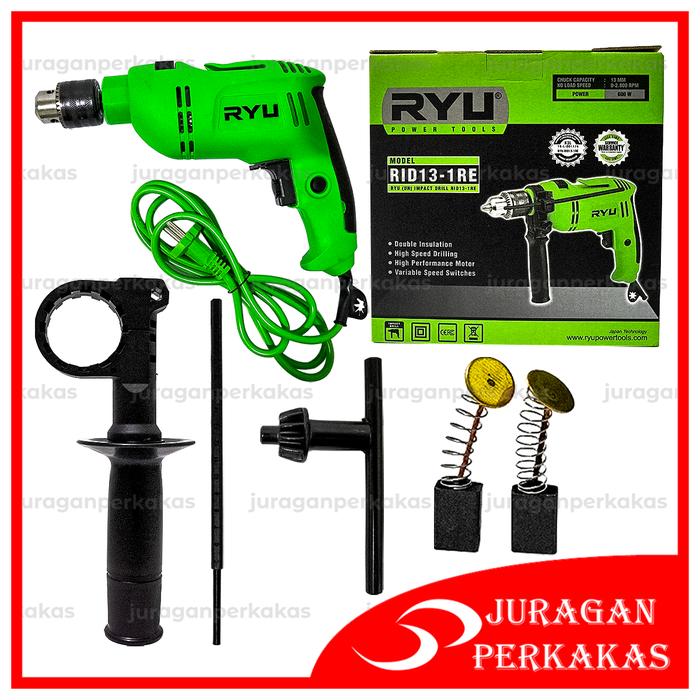 Jual RYU RID13-1RE MESIN BOR BETON LISTRIK BESI KAYU IMPACT DRILL ...