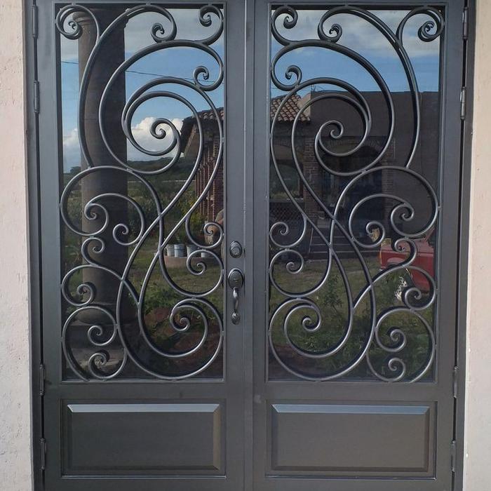 Gambar pintu utama besi klasik dari RJ Steel Decoration undefined Tokopedia