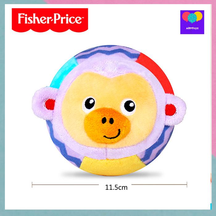 Gambar Mainan Edukasi Bayi Fisher Price Rattle Ball Bola Kerincingan - Boneka Monekey dari ARM Toyz undefined Tokopedia