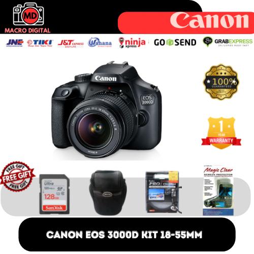 Jual CAMERA CANON EOS 3000D KIT 18-55MM CANON 3000D KIT 18-55MM