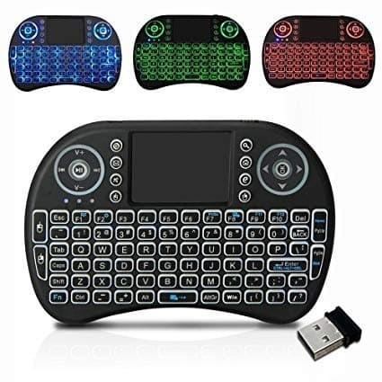 Gambar Mini Wireless Keyboard + Touch Pad Backlight - WIFI 2.4G dari Buana Online Store undefined Tokopedia