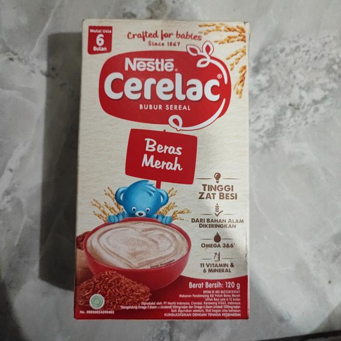 Gambar nestle cerelac bubur bayi 120gr beras merah dari boboy4757 undefined Tokopedia