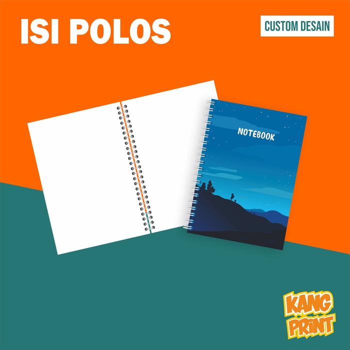 Gambar Cetak Notebook A5 Custom - POLOS, 150 HAL dari Hiprint.idn undefined Tokopedia