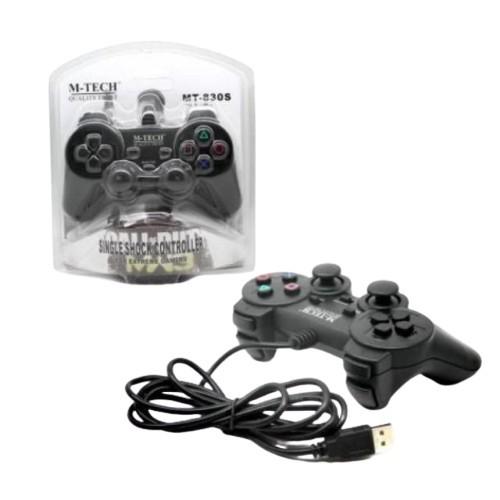 Gambar USB GAMEPAD SINGLE JOYSTICK M-TECH BLACK TRANSPARAN JOYSTICK  MT-830S - TIPE BLACK dari ZAINDO KOMPUTER ONLINE undefined Tokopedia