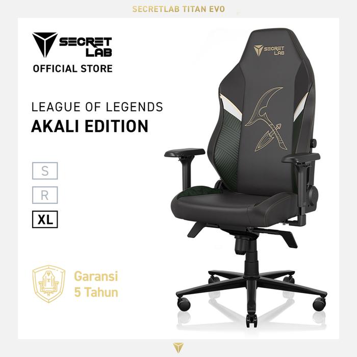 Gambar Secretlab TITAN Evo Kursi Gaming-League of Legends Akali - XL dari Secretlab Indonesia Kota Tangerang Tokopedia