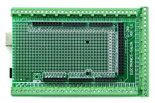 Gambar Arduino Mega 2560 Terminal Shield PCB Prototype Terminal Block - Belum Dirakit - Sudah Disolder dari Arduino Store undefined Tokopedia