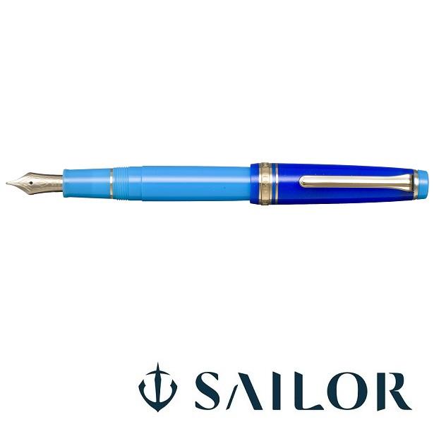 Gambar SAILOR Professional Gear Blue Quasar LE Fountain Pen - ProGearSlim14K, Fine dari Handwritten Pen Shop undefined Tokopedia