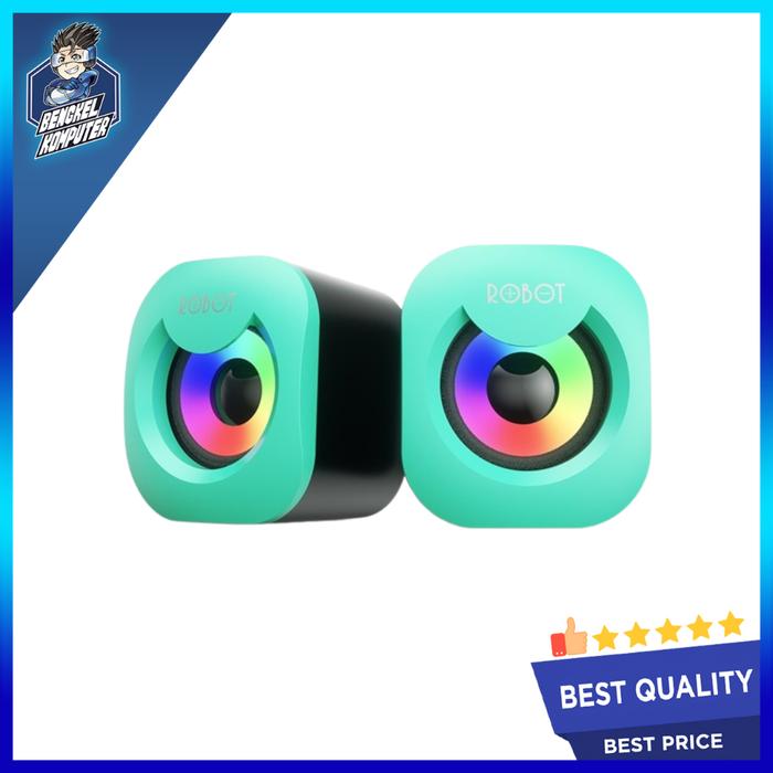 Gambar SPEAKER ROBOT RS180 BLUE/YELLOW - BLUE dari bengkelkomputerptk undefined Tokopedia
