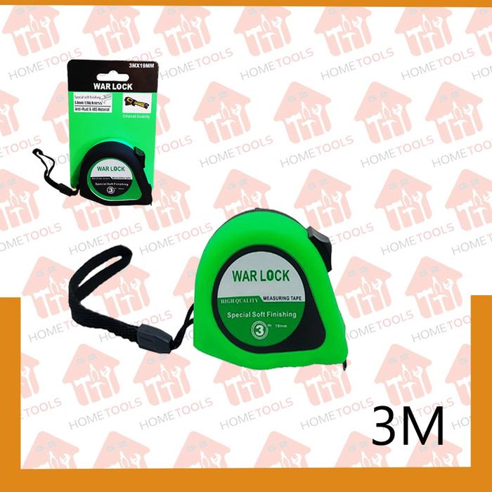 Gambar Meteran Warlock Ukuran 3M - 5M - 7.5M Bahan ABS Doft Meteran Original - 3M dari Home Tools 52 undefined Tokopedia