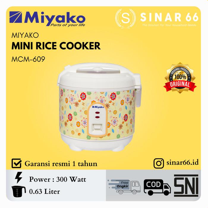 Gambar MIYAKO MCM-609 MAGIC COM 0.6 L RICE COOKER PENANAK NASI SERBAGUNA - Kuning dari sinar66.id undefined Tokopedia
