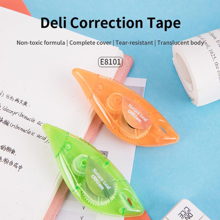 Gambar DELI Tip Ex Kertas / Correction Tape Desain Unik Untuk Sekolah E8101 dari Deli Stationery Indonesia undefined Tokopedia