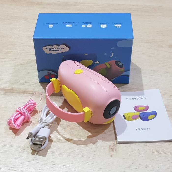 Gambar Kids Digital Angel Camera 2.0 inch Camera Camcorder Mainan Kamera Anak - Merah Muda dari BnB.PlayLearn undefined Tokopedia