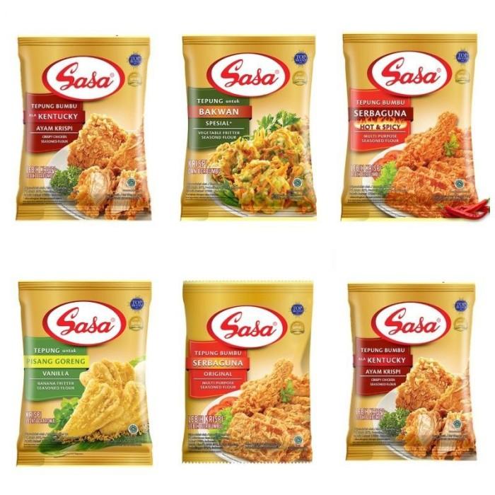 Gambar (RENCENGAN) SASA TEPUNG BUMBU 10 X 75 GR SERBAGUNA HOT KENTUCKY BAKWAN - SERBAGUNA dari Astar Food undefined Tokopedia