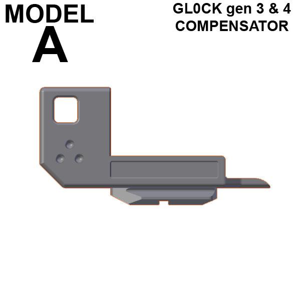 Gambar GBB GBBR KJW WE G17 G34 G18C Comp Compensator 3D Plastik Hitam - Model A dari hobbystore75 undefined Tokopedia