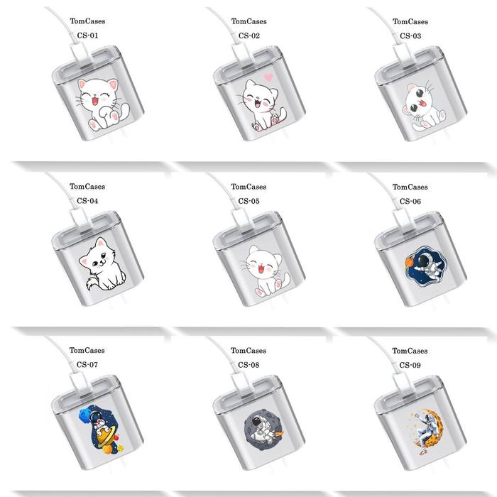 Gambar COVER PELINDUNG KEPALA KABEL DATA CHARGER iPHONE 18W 20W XIAOMI OPPO - CS01-CS09, OPPO 30W dari TomCases undefined Tokopedia