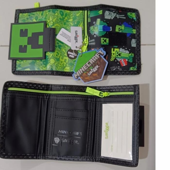 Gambar Smiggle Minecraft Wallet Ori/ Dompet Anak Minecraft/ kado Smiggle dari einstein toys shopp undefined Tokopedia