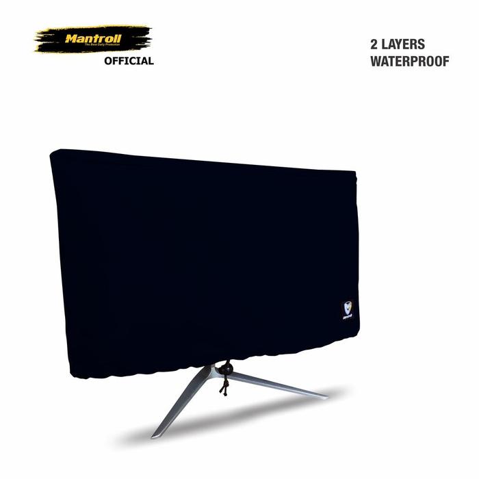 Gambar Mantroll Pelindung Monitor - Cover Monitor Komputer Custom Waterproof - Black Doof, 22inch dari FNTechno undefined Tokopedia