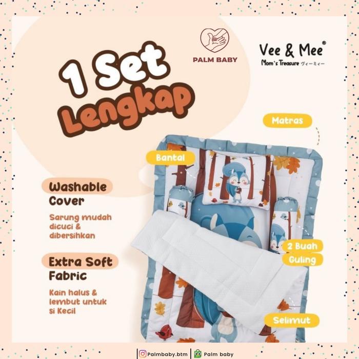 Gambar Vee & Mee Matras Baby Bedding Set - Perlengkapan Bayi dari Palm Baby Shop BTM undefined Tokopedia