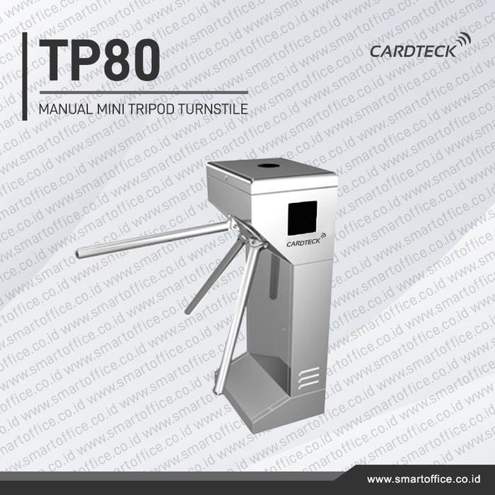 Gambar Manual Mini Tripod Turnstile Vertical Tripod Pedastrian Cardteck TP80 - Kanan dari FOCUS SECURITY STORE undefined Tokopedia