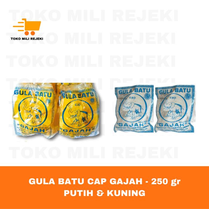 Gambar Gula Batu Cap Gajah - Putih-250gr dari Toko Mili Rejeki undefined Tokopedia