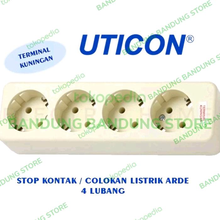 Uticon Socket Jual UTICON ST-148 16A 250V STOP KONTAK STOPKONTAK 4L SOCKET OUTLET ...