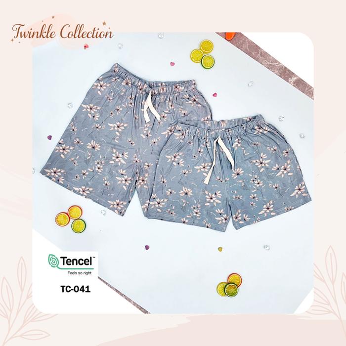 Gambar Celana Pendek Wanita GREET NIGHT WEAR Bahan Tencel Shortpant Hotpants - TC-041, Hotpants  dari Twinklecollection undefined Tokopedia