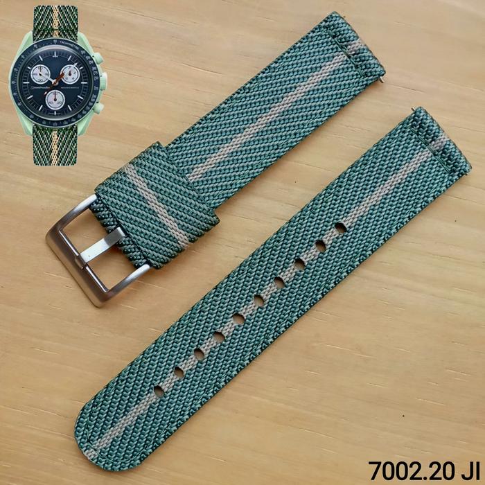 Gambar Tali Jam Tangan Kanvas Moonswatch Strap Nylon Omega X Swatch 7002.20 - 7002.20 JI dari Watch Band N strap undefined Tokopedia