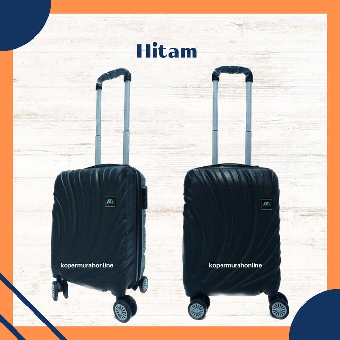 Gambar Koper fiber murah anak sekolah SD uk kecil 16 inch Polo poly carbonate - Hitam dari Votrevalise Shop undefined Tokopedia