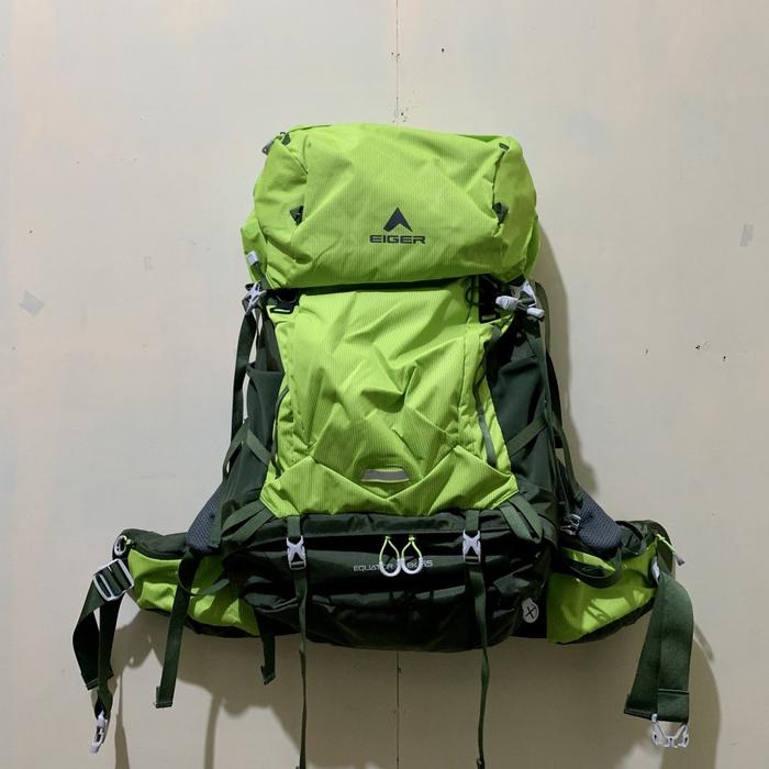 Gambar TAS RANSEL EIGER EQUATOR TREK 65 BACKPACK - Hijau dari Manly Adventure Indonesia undefined Tokopedia