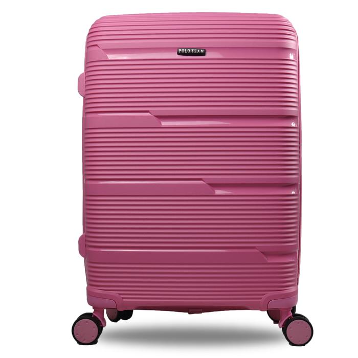 Gambar Koper Hardcase PP Polo Team size 24 Inch - 9003 - Baby Pink dari KoperID undefined Tokopedia