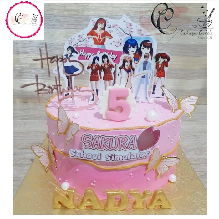 Gambar Sakura School Simulator Cake / Kue Ulang Tahun Sakura Simulator Anak dari @CAHAYASTORE14 undefined Tokopedia