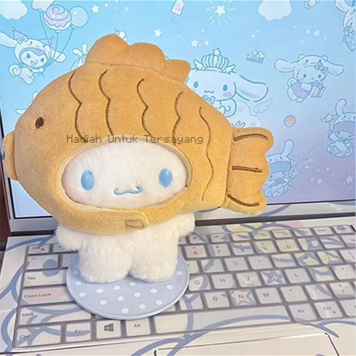 Gambar Cinnamoroll Plush With Fish Hat Boneka Sanrio JP Toy Keychain BagCharm dari Hadiah Untuk Tersayang undefined Tokopedia
