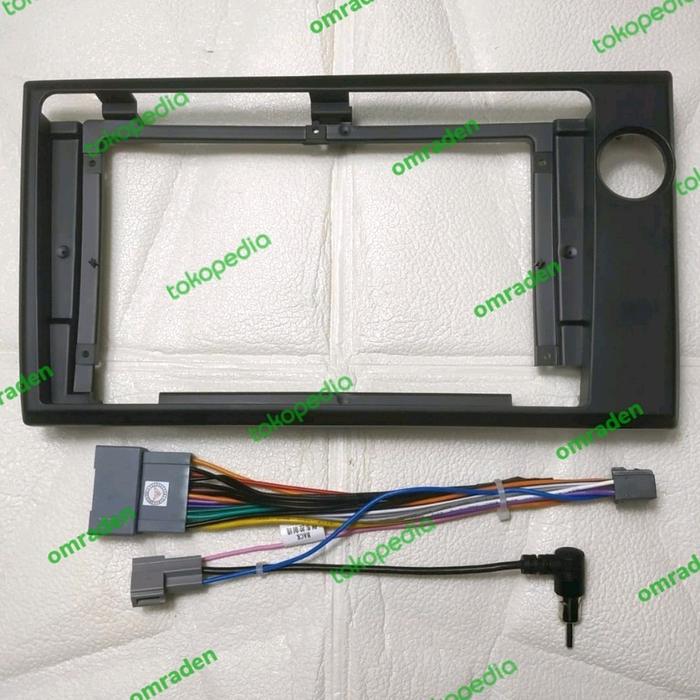 Gambar Frame 9 In Honda Brio Mobilio BRV 2017 - Up Headunit Android 9 Inch - Plus Socket dari omraden undefined Tokopedia
