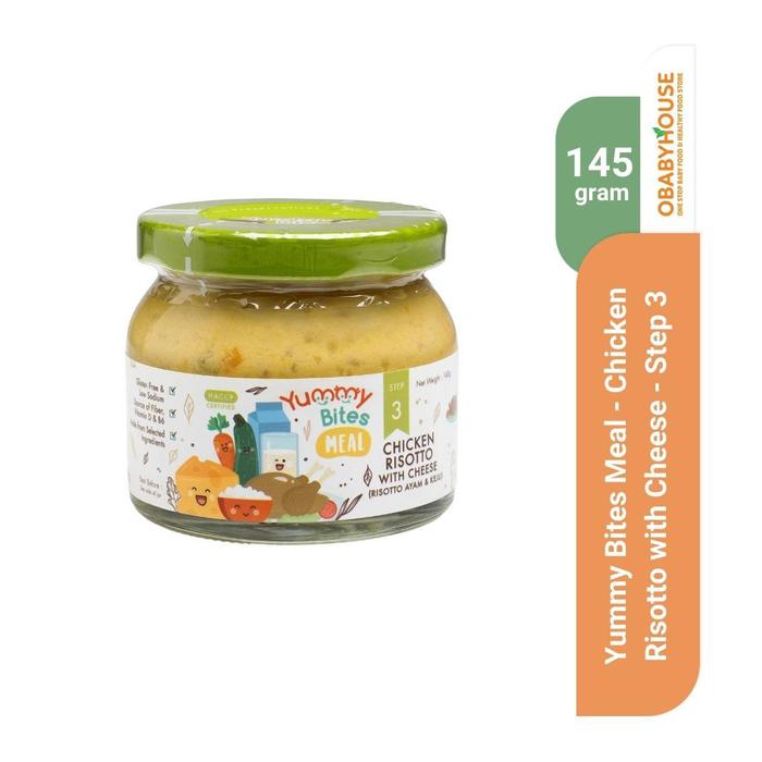 Gambar Yummy Bites Meal - Chicken Risotto with Cheese - STEP 3 145 gr dari obabyhouse undefined Tokopedia
