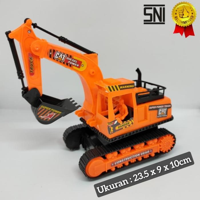 Gambar Mainan Mainan Truk Excavator Jumbo - Mobil Beko Konstruksi Besar Anak Mainan Truk Beko Ukuran Jumbo - Uk Kecil dari Rumah Chiko undefined Tokopedia
