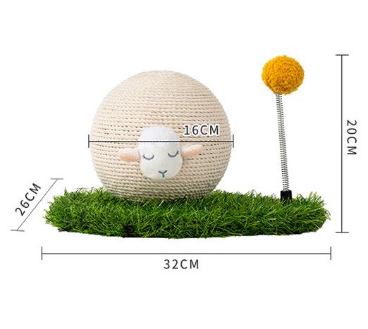 Gambar Mainan Cakaran garukan Kucing Cat scratching post pad - Domba dari Ocil Petshop_NEW undefined Tokopedia